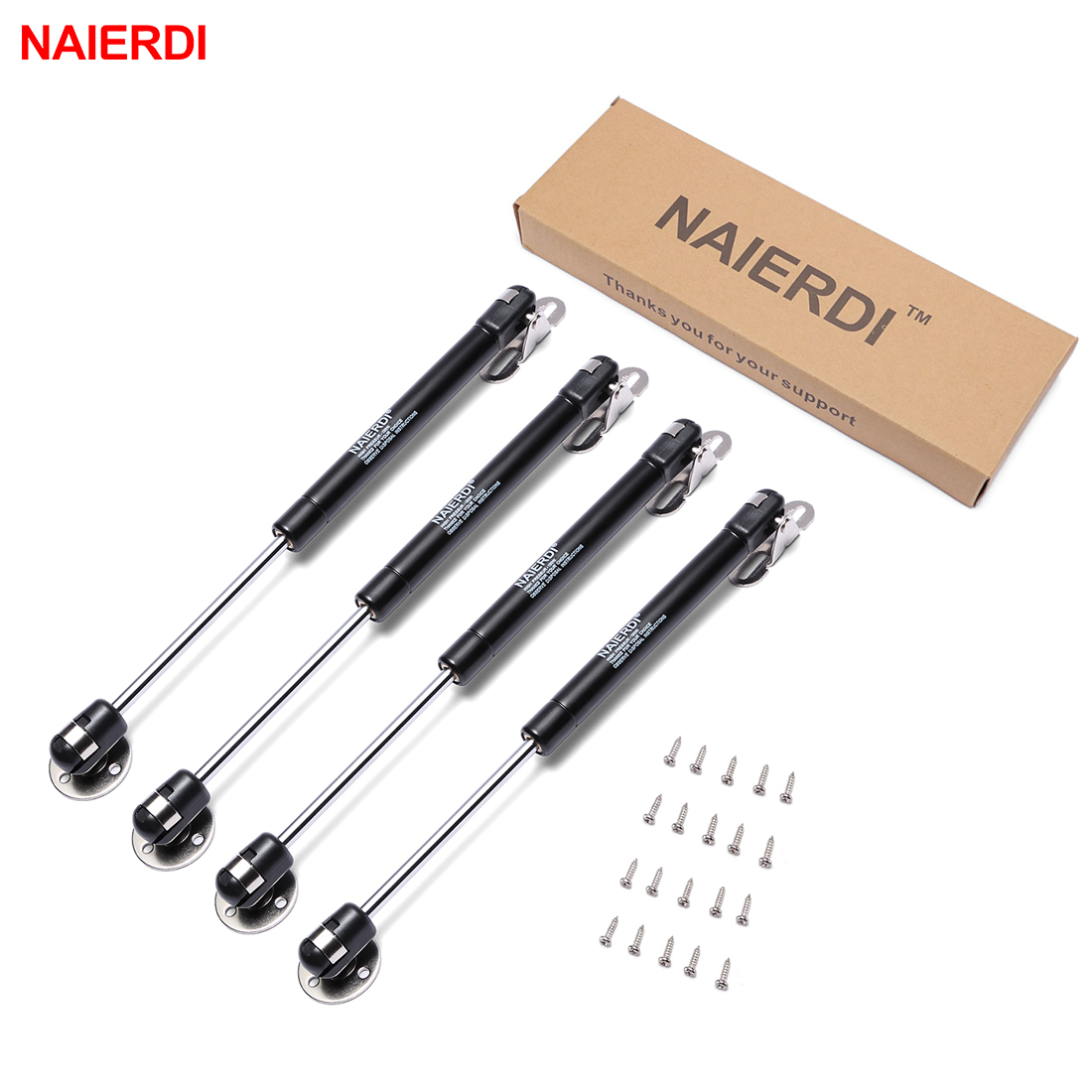 Furniture Hardware Brass - 4 Peças NAIERDI Dobradiças a Gás