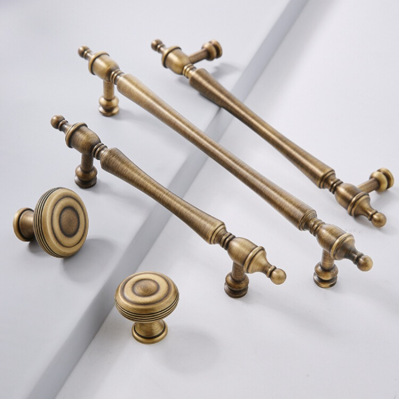 Furniture Hardware High End - Maçaneta de armário de latão, maçaneta