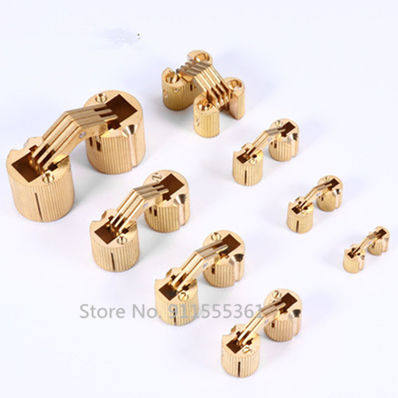 Furniture Hardware Brass - Dobradiças Cilíndricas Para Móveis De Latão