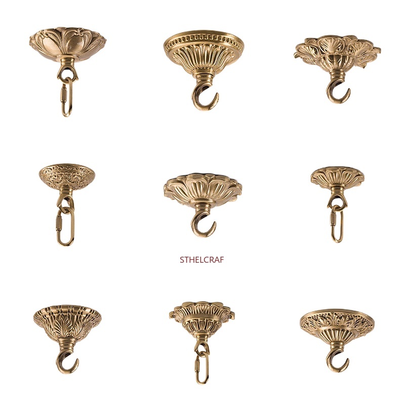 Furniture Hardware Brass - 1PC Gancho de Latão de Alta
