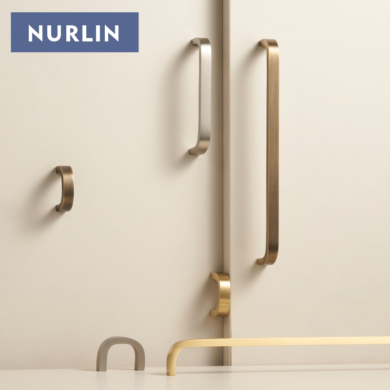 Furniture Hardware Brass - Nurlin puxadores de porta de armário