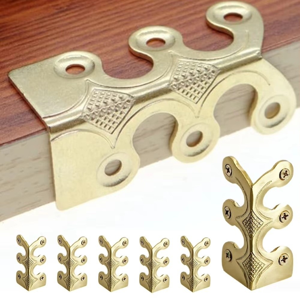Furniture Hardware Brass - Protetores de Canto para Móveis Retrô,