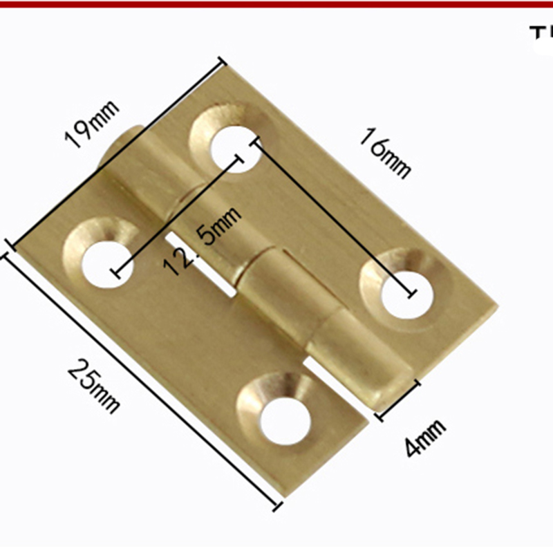 Mini dobradiça em latão puro p - Furniture Hardware Brass avaliação e preço