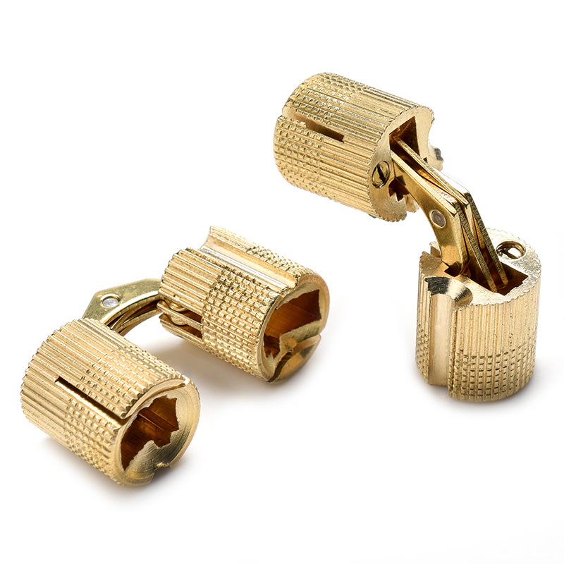 1/2 Peça Dobradiça Cilíndrica  - Furniture Hardware Brass avaliação e preço