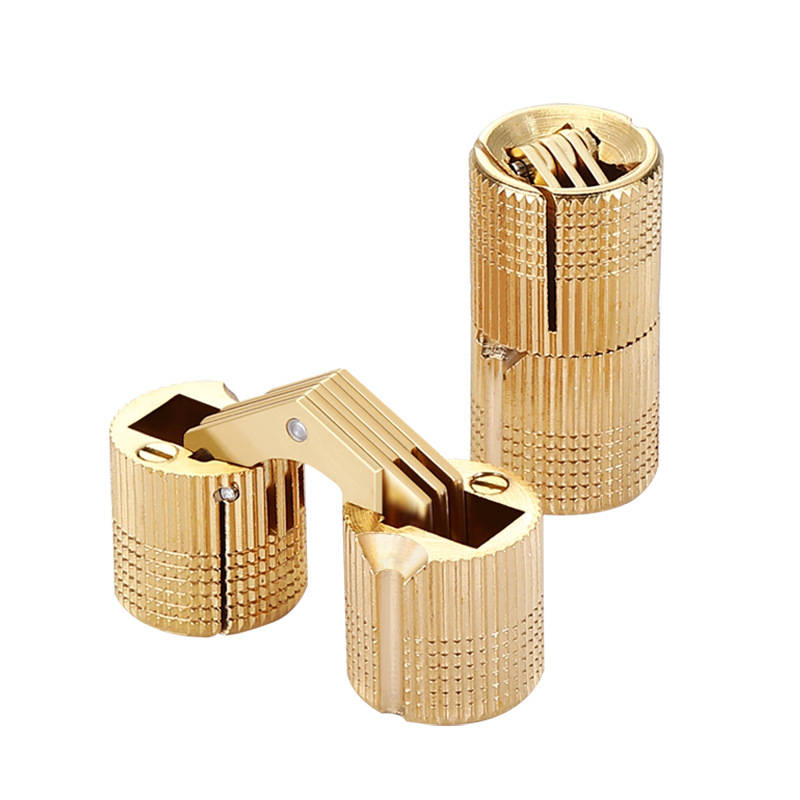 1/2 Peça Dobradiça Cilíndrica  - Furniture Hardware Brass avaliação e preço