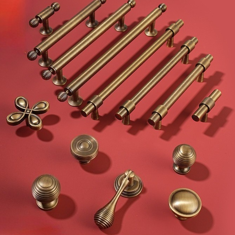 Alça de armário de latão sólid - Furniture Hardware High End avaliação e preço