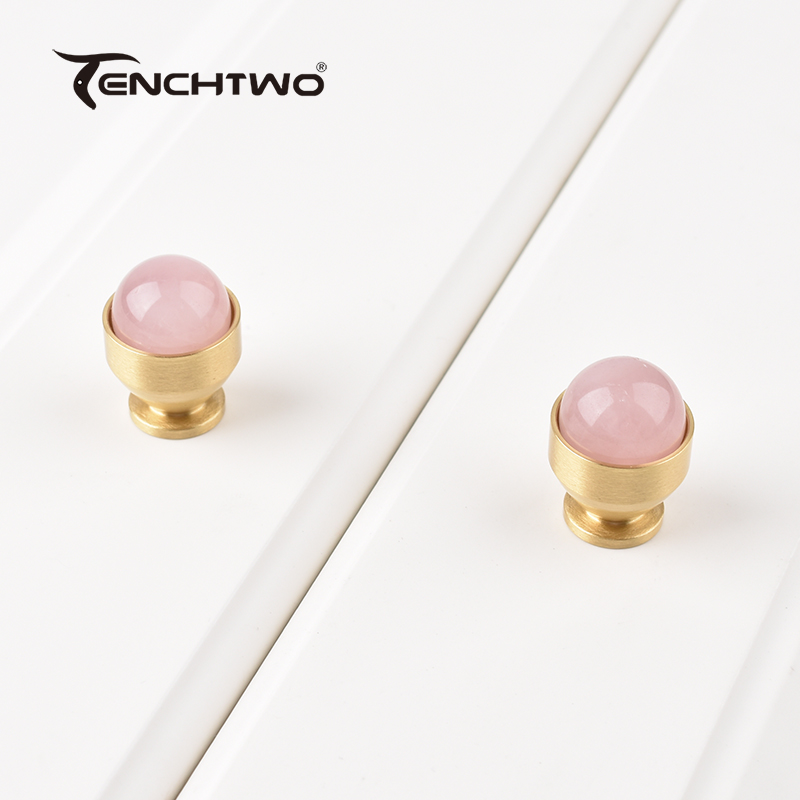 TENCHTWO Ágata Natural Cristal - Furniture Hardware Brass avaliação e preço