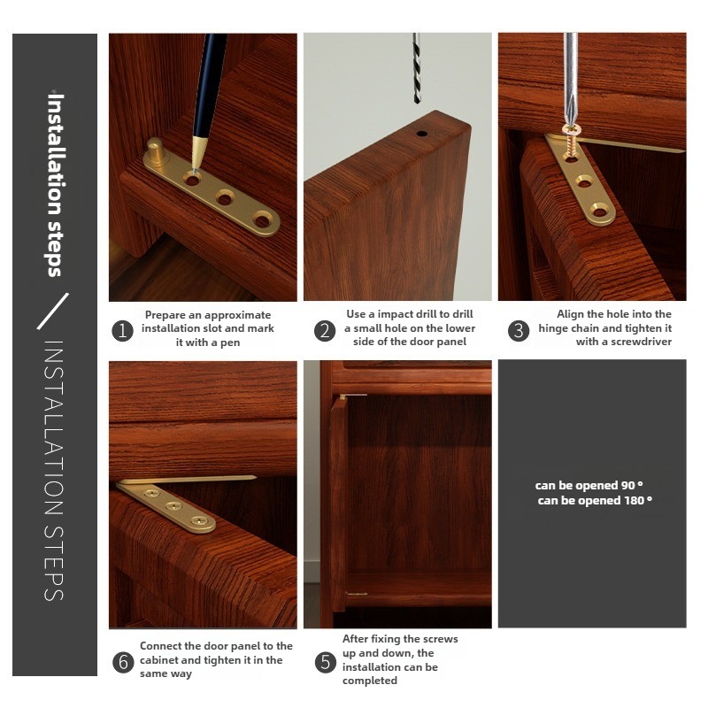 Dobradiça Pivotante de Cobre 9 - Furniture Hardware Brass avaliação e preço