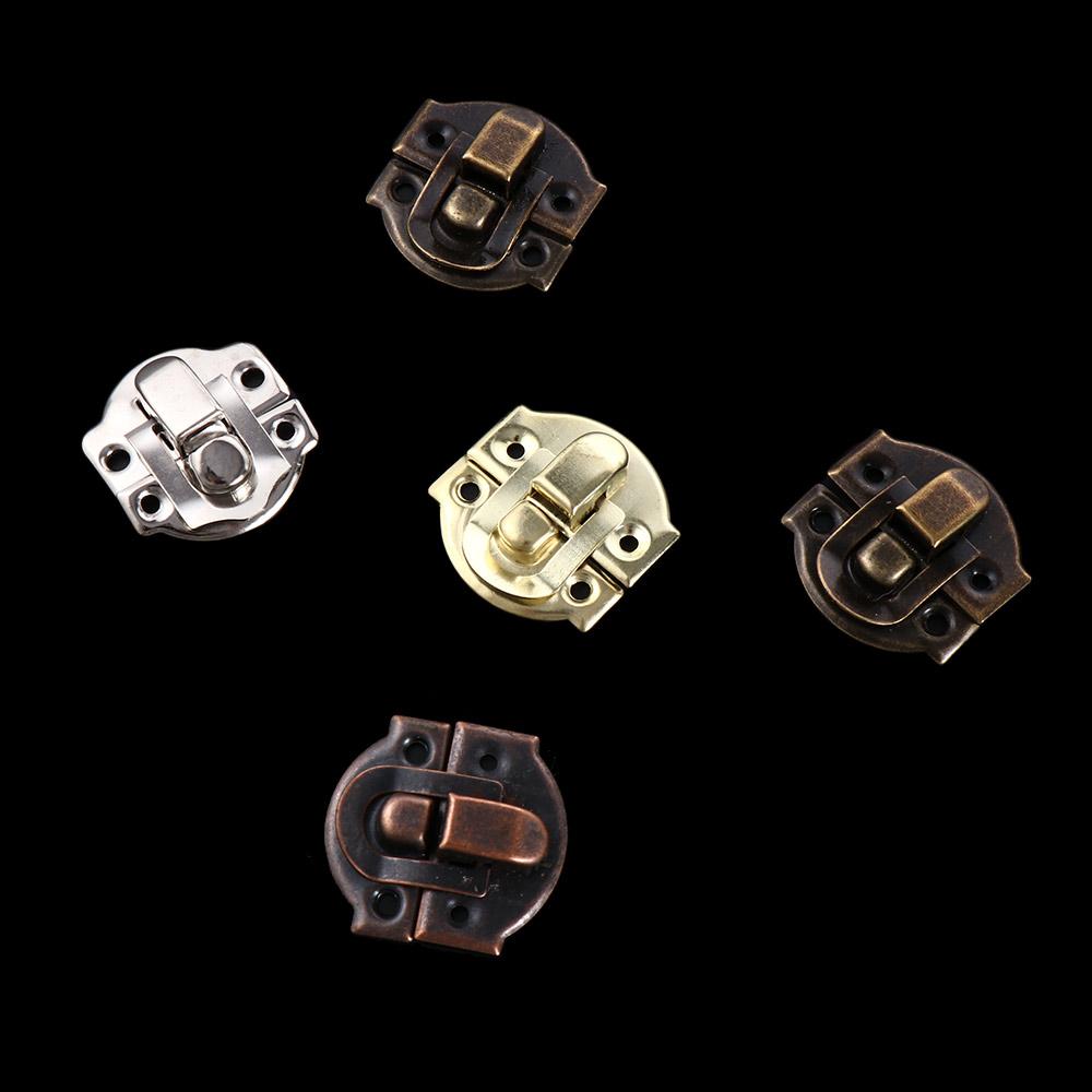 Cadeado De Madeira Antigo Com  - Furniture Hardware Brass avaliação e preço