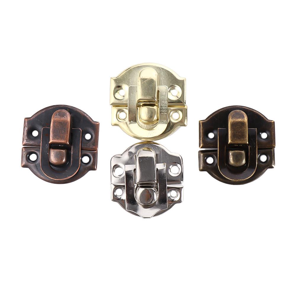Cadeado De Madeira Antigo Com  - Furniture Hardware Brass avaliação e preço
